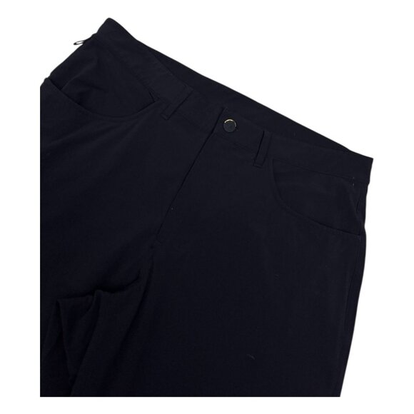 ALO Activewear Straight Leg Black Yoga Walking Casual Stretch Pants Mens Medium - Picture 3 of 7